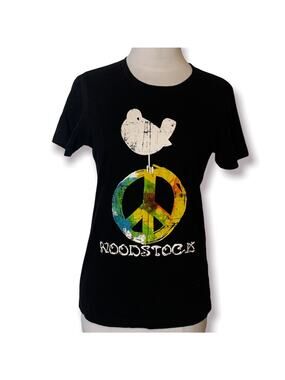 Woodstock graphic‎ tee T-shirt rock n roll New York